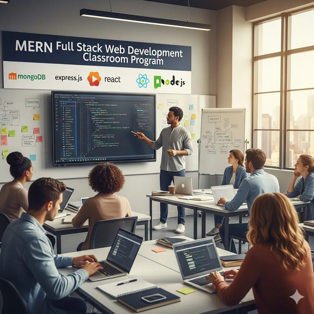 MERN Full Stack Web Development Classroom Program