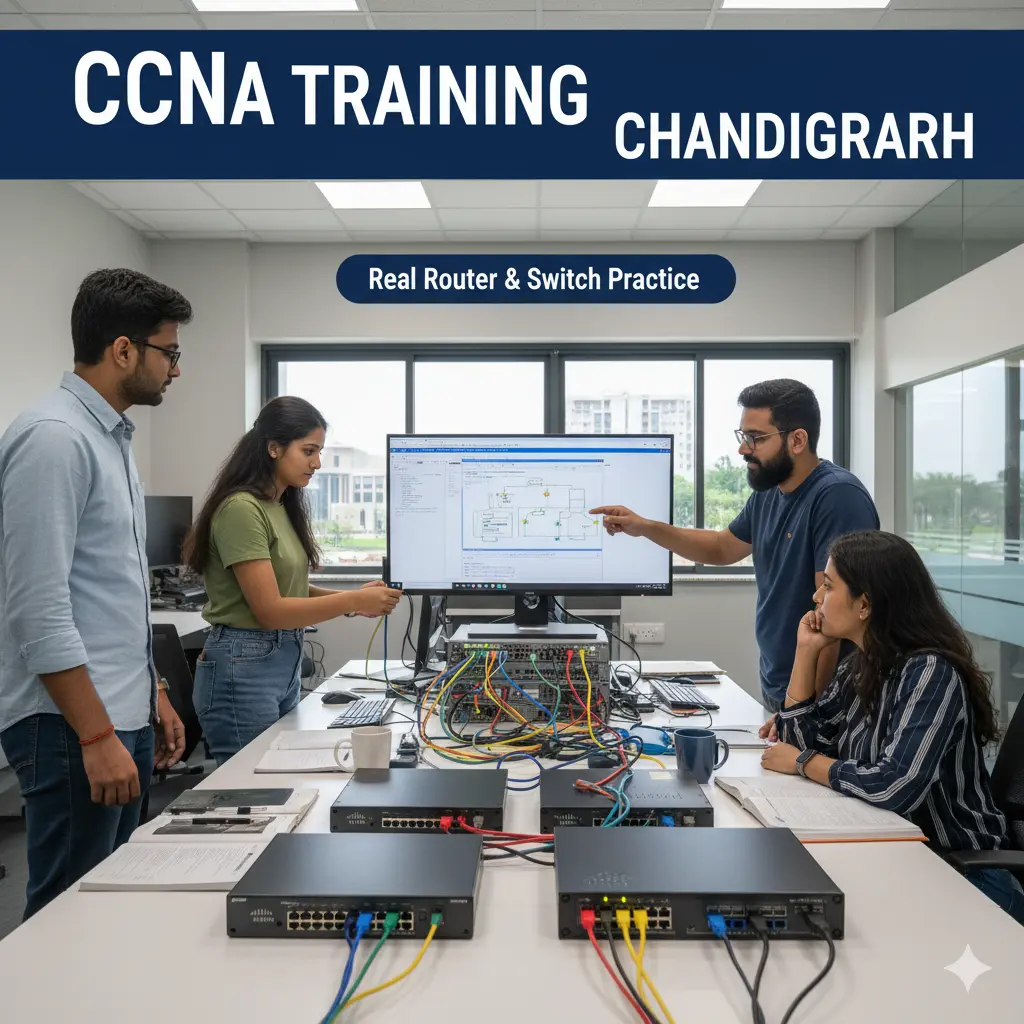 CCNA Training in Chandigarh with Real Router & Switch Practice