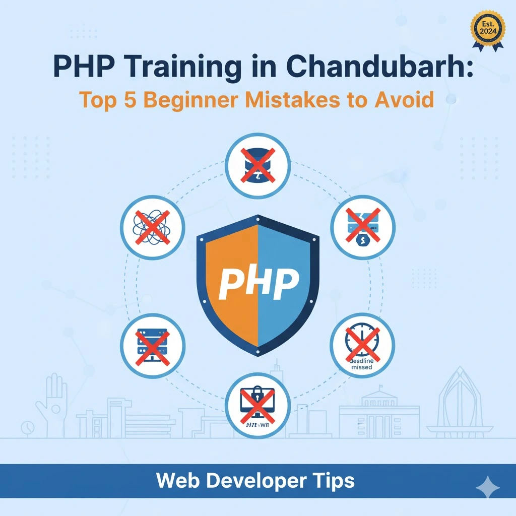 PHP Training in Chandigarh: Top 5 Beginner Mistakes to Avoid | Web Developer Tips