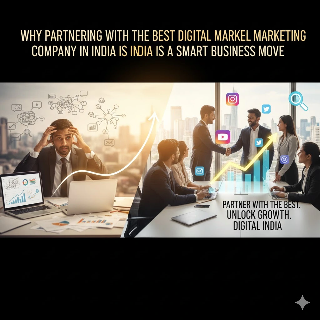 Why Partnering With the Best Digital Marketing Company in India Is a Smart Business Move