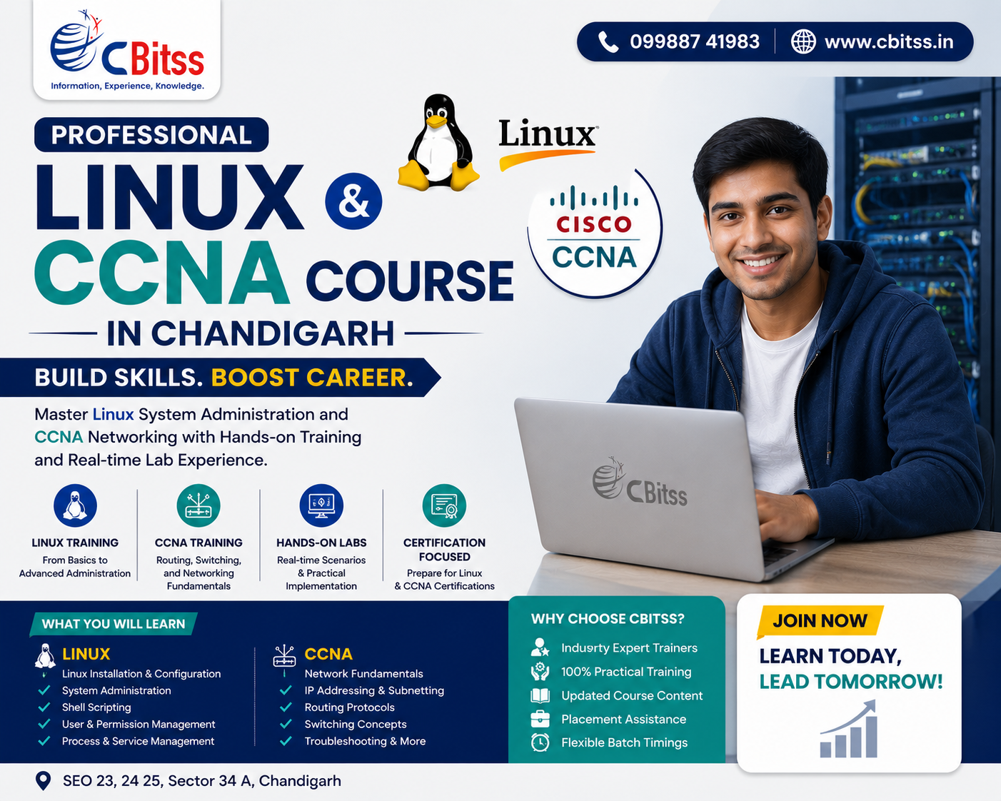 Professional Linux and CCNA Course in Chandigarh