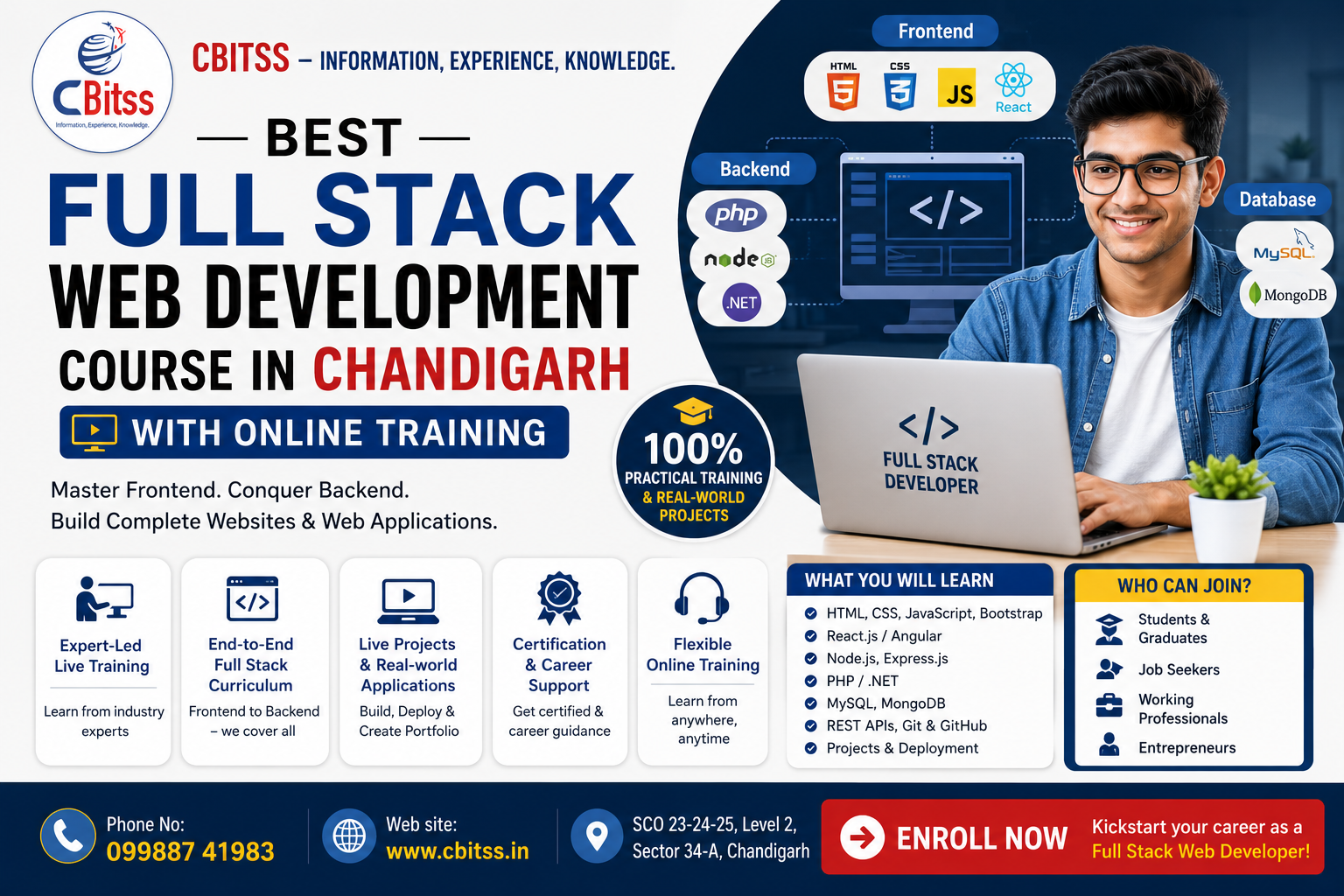 Best Full Stack Web Development Course in Chandigarh with Online Training