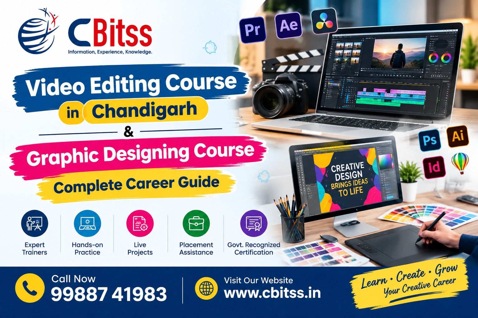 Video Editing Course in Chandigarh & Graphic Designing Course | Complete Career Guide