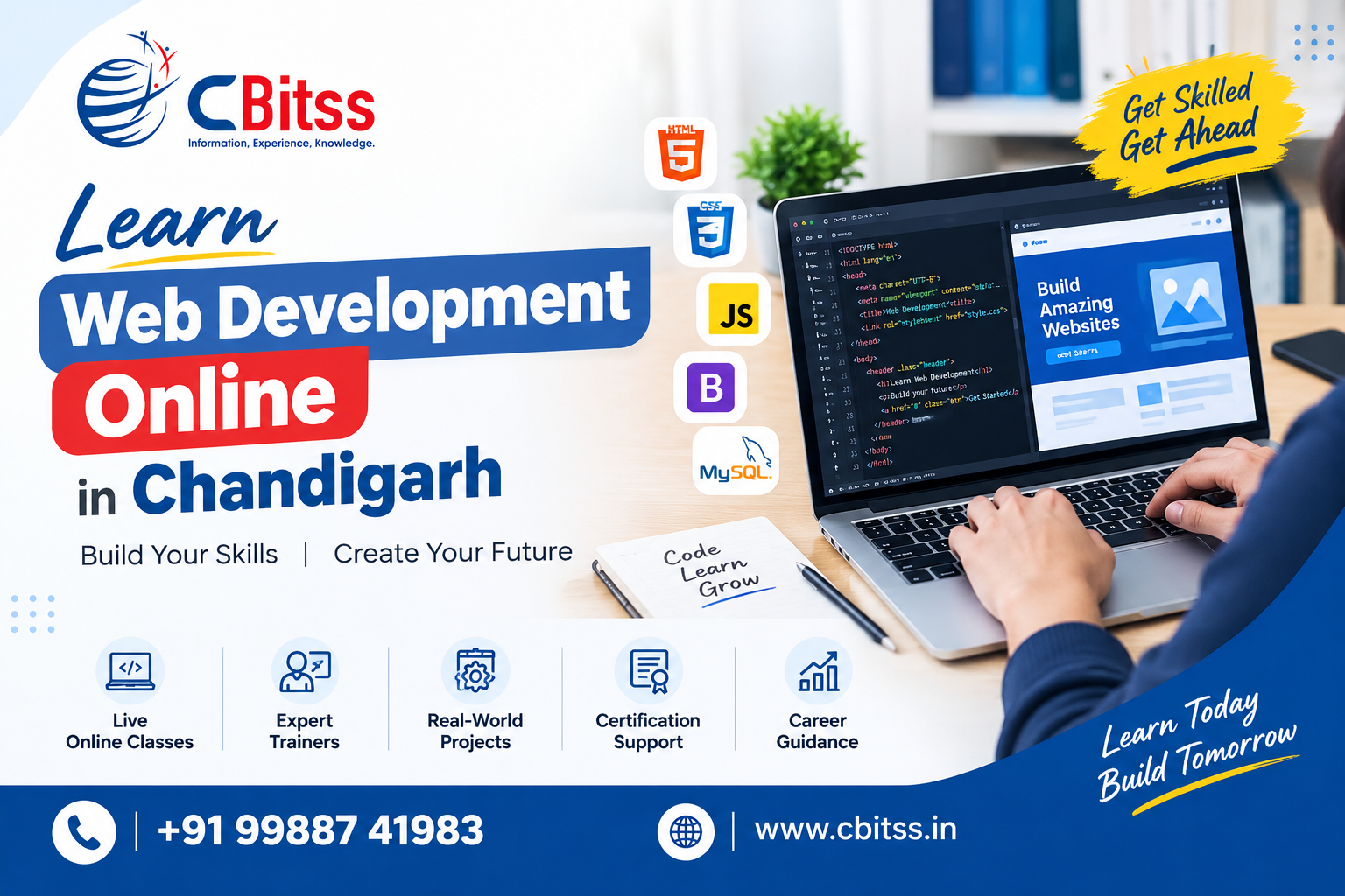 Learn Website Designing & Development Online in Chandigarh